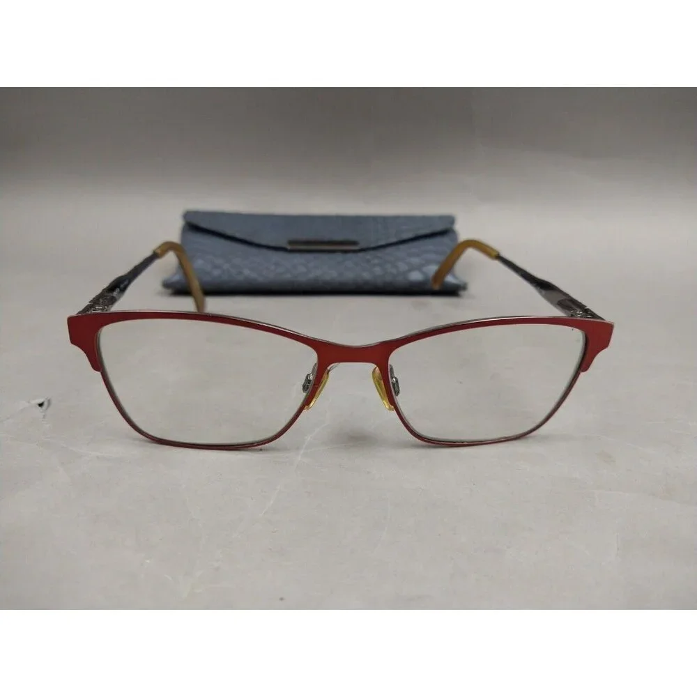 Adin Thomas‎ Eyeglass Frames 52-16-135 Red Full Rim